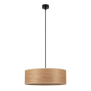 Závesné svietidlo s tienidlom z dreva čerešne Sotto Luce TSURI XL