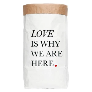 Úložné vrece z recyklovaného papiera Really Nice Things Ordenacion Love