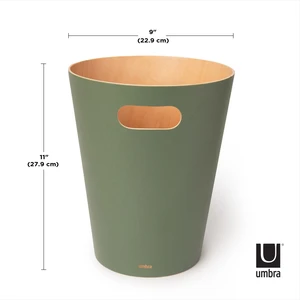 Odpadkový koš 28 cm Umbra WOODROW - zelený Odpadkový koš 28 cm Umbra WOODROW - zelený