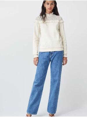 Cream sweater Salsa Jeans Elba - Women
