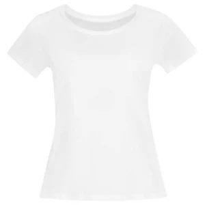 Wojas Bílé Bavlněné Dámské Tričko S Malým Logem