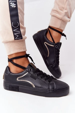 Sneakers da donna BIG STAR SHOES Black-Silver