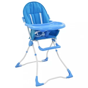 Detská jedálenská stolička Dekorhome Modrá,Detská jedálenská stolička Dekorhome Modrá