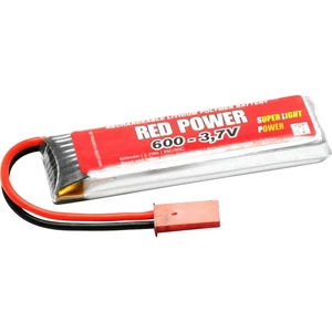 Red Power akupack Li-Pol 3.7 V 600 mAh Počet článkov: 1 25 C SoftCase BEC