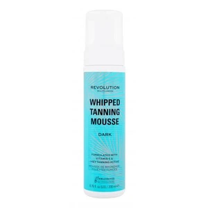 Makeup Revolution London Whipped Tanning Mousse 200 ml samoopaľovací prípravok pre ženy Dark