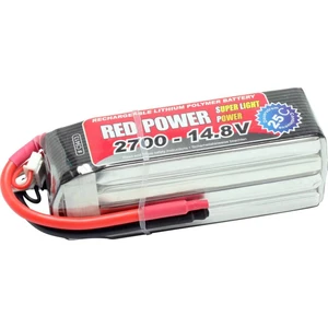Red Power akupack Li-Pol 14.8 V 2700 mAh Počet článkov: 4 25 C SoftCase otvorené káblové koncovky
