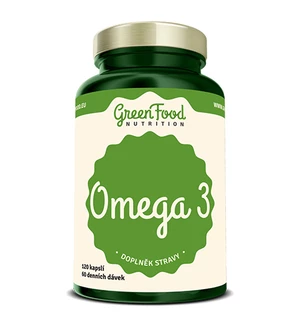 Omega-3 - GreenFood Nutrition, 120 kapsúl,Omega-3 - GreenFood Nutrition, 120 kapsúl