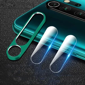 Bakeey Xiaomi Redmi Note 8 Pro Anti-scratch Aluminum Metal Circle Ring+Tempered Glass Rear Phone Lens Protector Non-orig