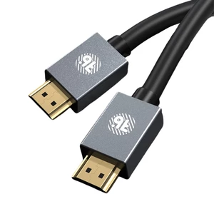 BAYNAST HDMI2.0 Cable HDMI to HDMI HD Connectors 4K 3D Visual Effect 18Gbps Display Video Cable JQB-418