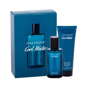 Davidoff Cool Water dárková kazeta toaletní voda 40 ml + sprchový gel 75 ml pro muže