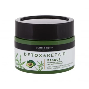 John Frieda Detox & Repair 250 ml maska na vlasy pro ženy na lámavé vlasy; na poškozené vlasy; na suché vlasy