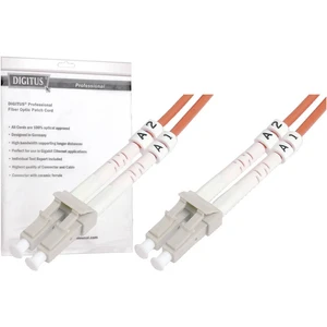 Digitus DK-2533-02/3 optické vlákno LWL prepojovací kábel [1x zástrčka LC - 1x zástrčka LC] 50/125 µ Multimode OM3 2.00