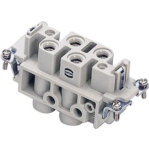 Harting 09 38 006 2701 konektorová vložka, zásuvka Han® Com 4 + 2 + PE skrutkovací 1 ks