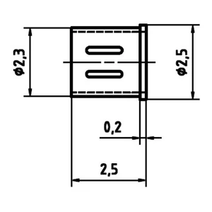 PTR H 5099-25 puzdro presného testovacieho hrotu
