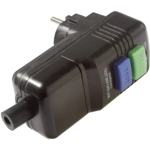 AS Schwabe 45209 mezizásuvkový prúdový chránič  s PRCD 230 V čierna IP44