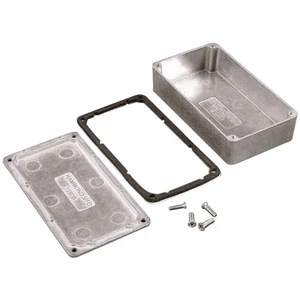 Hammond Electronics 1550WNBK 1550WNBK univerzálne púzdro 250 x 250 x 100  hliník  čierna 1 ks