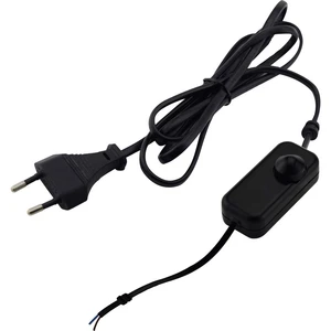 TRU COMPONENTS TC-6647540 stmievač na šnúru  čierna   Spínací výkon (min.) 25 W Spínací výkon (max.) 150 W 1 ks