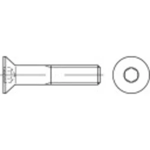 Zápustná skrutka TOOLCRAFT 148818 M5 ISO 10642 12 mm Vnút. šesťhran oceľ 100 ks
