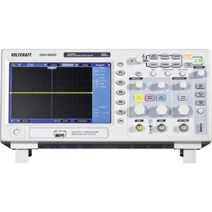 VOLTCRAFT DSO-1062D-VGA digitálny osciloskop  60 MHz 2-kanálová 500 Msa/s 512 kpts 8 Bit digitálne pamäťové médium (DSO)