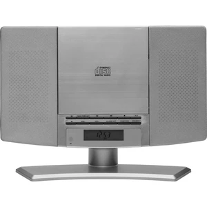 Denver MC-5220 Silver stereo systém CD, AUX, UKW, vr. diaľkového ovládania, montáž na stenu  strieborná