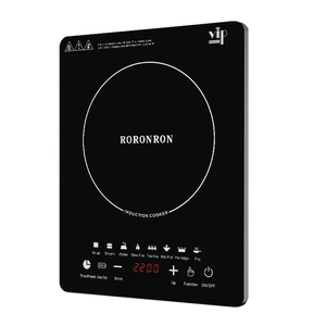 2200W Portable Electric Induction Cooker Cooktop Ceramic Cook Top Touch Screen Kitchen Hot Plate Burner