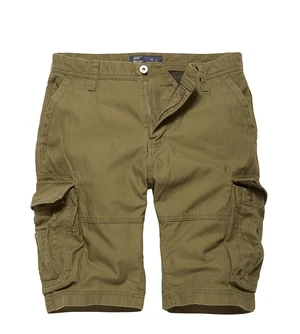 Kraťasy Rowing Vintage Industries® - olív (Farba: Olive Green , Veľkosť: L)