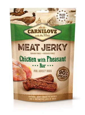 Carnilove Jerky Kuracia Tyčinka s Bažantom 100g