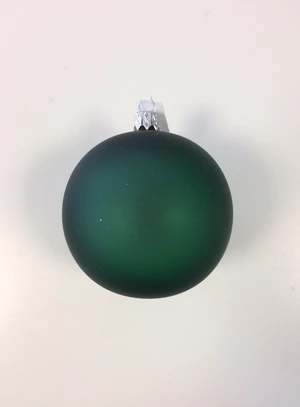Vánoční ozdoby Malá vánoční koule 6 ks - zelená matná