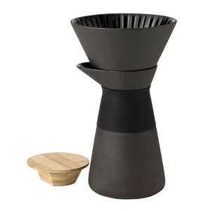 Kaffeebereiter Stelton „Theo Slow Brew Black“, 0,6 l