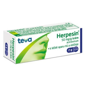 HERPESIN Krém 5 % 2 g