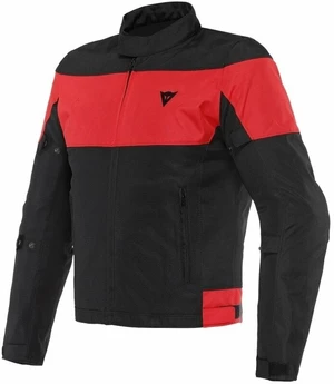 Dainese Elettrica Air Black/Black/Lava Red 52 Textilní bunda