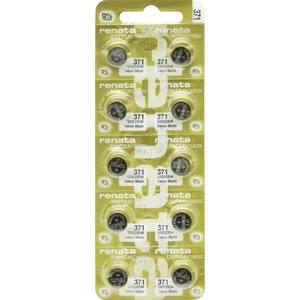 Renata 371.MP-E gombíková batéria  371 oxid striebra 40 mAh 1.55 V 10 ks
