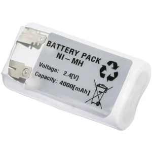 Emmerich 2443FA4000R akumulátor do núdzových svetiel  spájkovacia špička v tvare U 2.4 V 4000 mAh