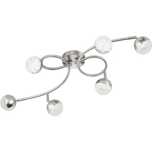 ACTION SANAN 925906646000 LED stropná lampa 27 W  teplá biela niklová (matná)