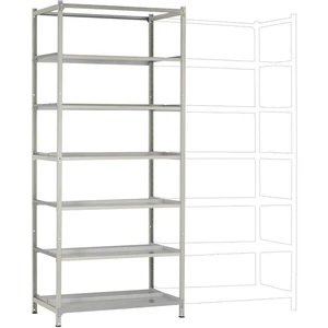 Manuflex RA2243.7035 základný modul regálu oddelenia  (š x v x h) 930 x 1900 x 300 mm    oceľová podlaha
