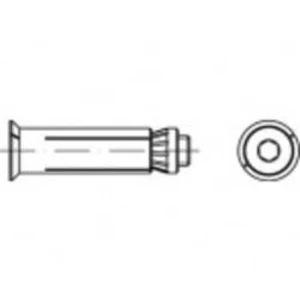 Výrobek 82031, galvanicky pozinkovaná ocel HBFF LINDAPTER-HOLLO-BOLT FlushFit pro úplném výkyvné upevnění na dutých profilů, rozměry: FF 10-1 ( 50/27)
