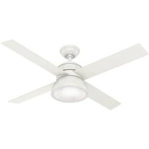 Stropní ventilátor Hunter Vnější Ø 132 cm, dub