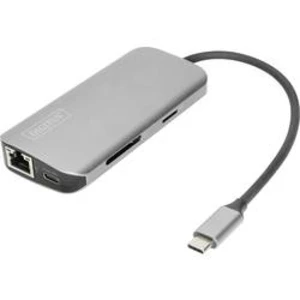 USB-C™ mini dokovací stanice Digitus DA-70884 vhodné pro značky: univerzální