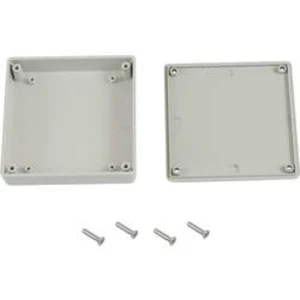 Univerzální pouzdro Hammond Electronics 1551XGY, 80 x 80 x 20 , ABS, šedá, 1 ks