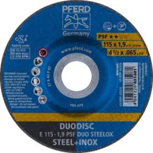 PFERD 62011630 Řezný kotouč NA KŮŇ univerzální řady PSF 115 x 1,9 mm pro ocel/nerezovou ocel Ø 115 mm 10 ks