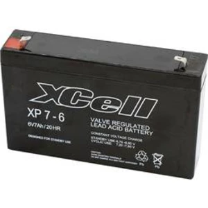 Olověný akumulátor XCell XP 7 - 6 XCEXP76, 6 V