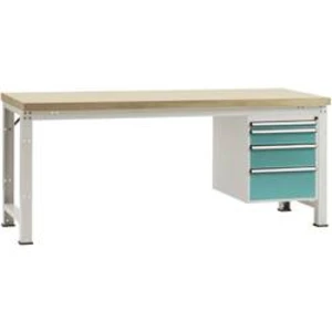 Kompletní dílenském základní PROFI s multiplex deska, Šxhxv = 2000 x 700 x 840 mm Manuflex WP5624.5021 WP5624.5021