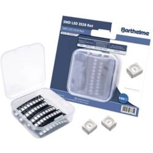 Sada SMD LED Barthelme 00430371, 2 V, 18 mA, 120 °, 300 mcd, červená