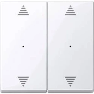 Kolébkové tlačítko Merten KNX Systeme, bílá, 619725, 1 ks