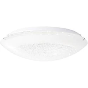 LED stropní svítidlo Brilliant Vera G96865/85, 30 W, Vnější Ø 50 cm, N/A, bílá, transparentní