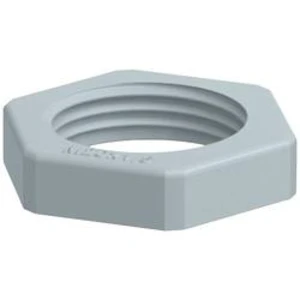 Pojistná matka OBO Bettermann 116 M20 SGR PA, 2048779, PG20, plast, tmavě šedá , 100 ks