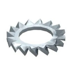 Vějířovitá podložka OBO Bettermann DIN 6798 A M6 G 3404064, N/A, vnější Ø: 11 mm, vnitřní Ø: 6.4 mm, 100 ks