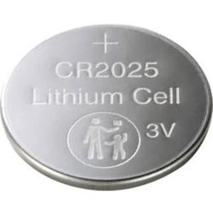 Knoflíkový článek CR 2025 lithiová Basetech 160 mAh 3 V 4 ks
