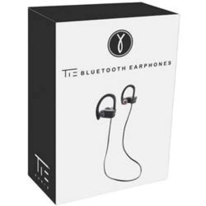 Bluetooth® sportovní špuntová sluchátka Tie Studio Bluetooth 4.1 Sport 19-90013, černá