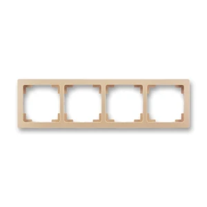 ABB Swing L čtyřrámeček mocca 3901J-A00040 C3